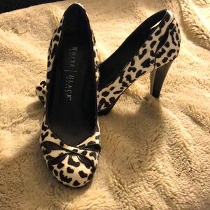 WHBM Dalmatian Print Heels